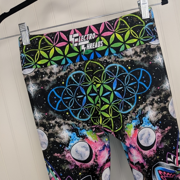 Electrothread Rafiki Meditation Print Yoga Legging - Picture 7 of 15